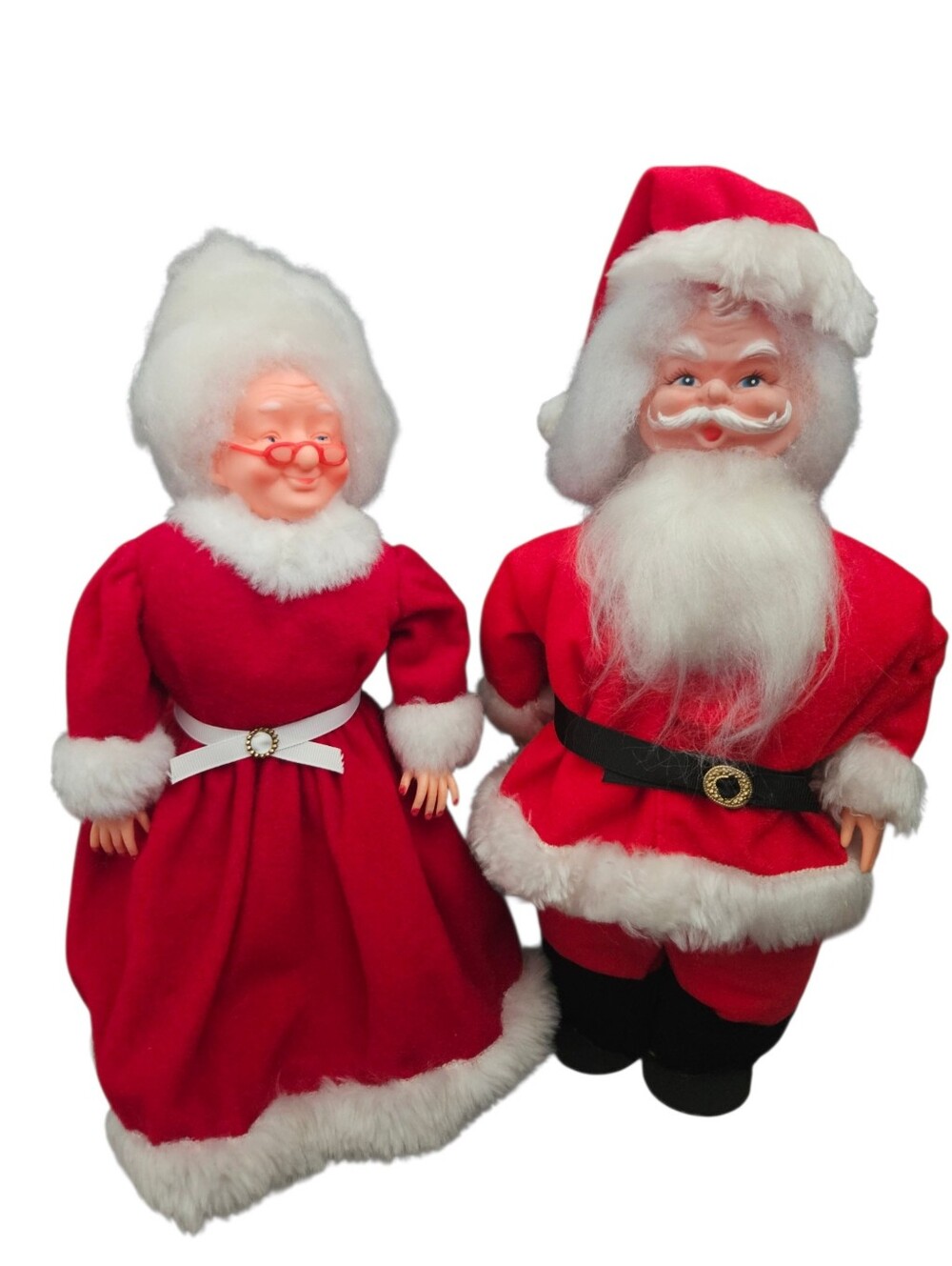 Handmade Mr And Mrs Santa Claus Christmas Decor Holiday